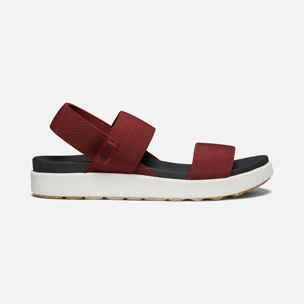 Sandalias de playa Keen Mexico Rojos - Mujer Elle Backstrap - YU5718903